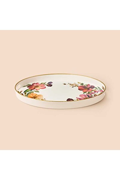 Evidea Kitchen Oval Tepsi - Renkli - 42 cm