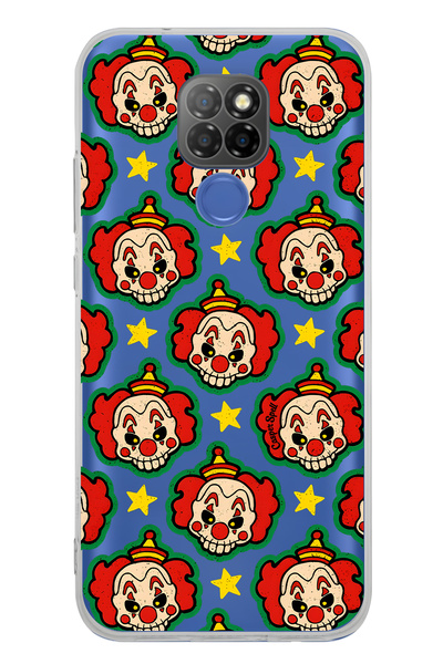 FLAMENKO حافظة هاتف شفافة بنمط المهرج متوافقة مع جهاز General Mobile GM 20