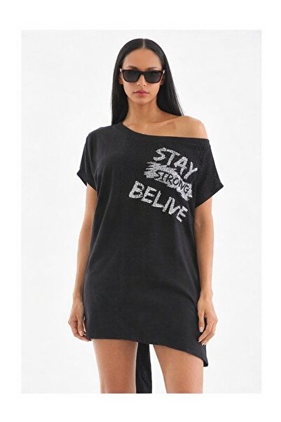 Rabona Fashion Eclipse Rebel Asymmetrical One Shoulder Mini Dress