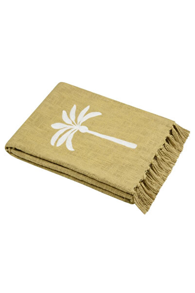 Stof Casablanca Decorative Blanket 125×150 cm - Curry