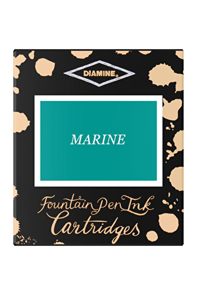 Diamine Φυσίγγια μελάνης, Σετ 6 τεμαχίων, Ναυτικά, Diamine, DIA578