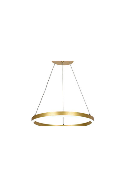 ERSTE LICHT Round LED Pendant 30W 3CCT 2100lm IP20, gold, Erste