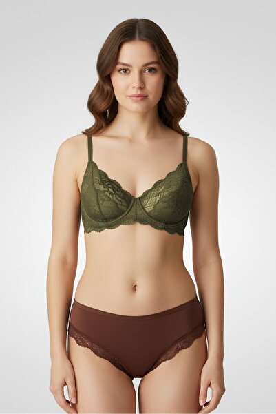 RENE ROFE Women 5 Pcs Plain Bikini Panties, Multicolor