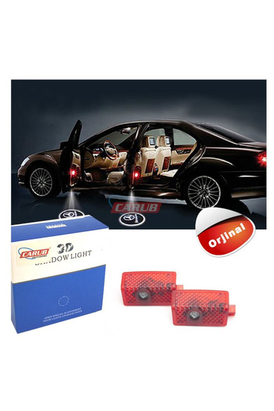 SOLVEKS MERCEDES ARACA ÖZEL KAPI ALTI LOGO OTO AKSESUAR PREMİUM