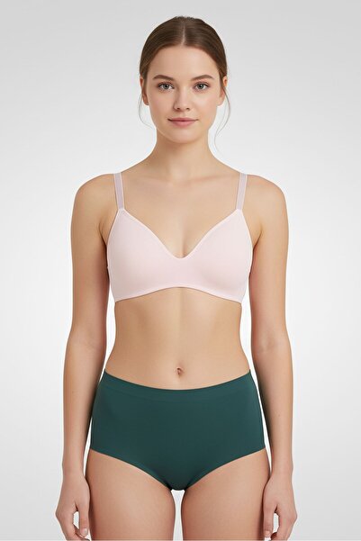 RENE ROFE Women 2 Pieces Padded Non Wired Comfort Bra, Multicolor