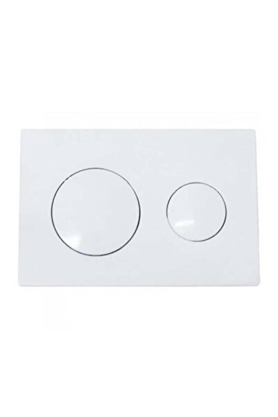 Eca Serel - Beyaz Panel Gömme Rezervuar Basma Butonu OUTLET - P400130-