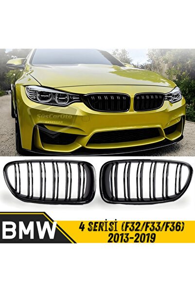 ŞüsCarOto Aksesuar Bmw 4 Serisi F32 F33 F36 2013-2019 Uyumlu Ön Panjur Böbrek...