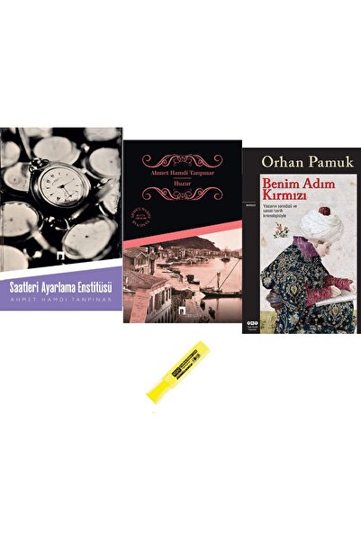 Epsilon Yayınevi Saatleri Ayarlama Enstitüsü + Huzur + Benim Adım Kırmızı / 3...
