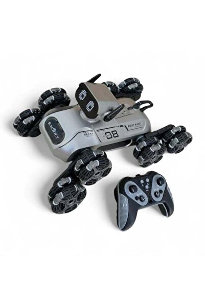 Generic 8-Wheel Stunt Dog Robot with Joystick – Smart Interactive Remote Cont...