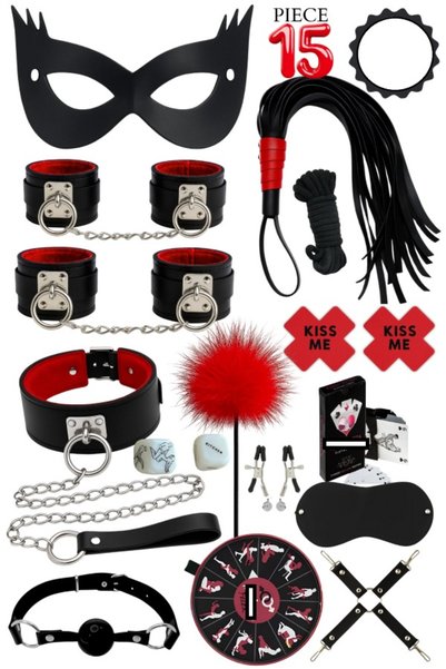 Sindy Fantezi Aksesuar Set-15 Parça Gümüş Siyah