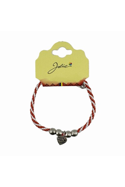 Flippy Martisor de Tip Bratara cu 4 Bile si Pandativ Metalic, Jolie, Model In...