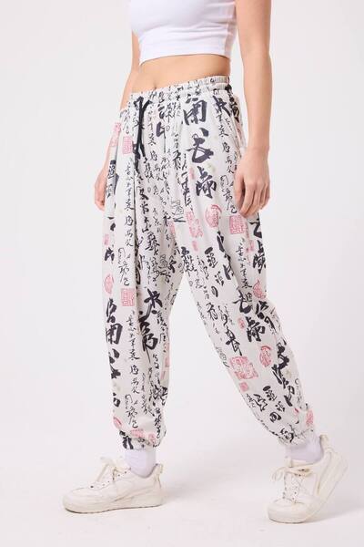 FG KONNİCHİWA 2026 Japanese Design Unisex Ethnic Patterned Loose Hippie Bohem...