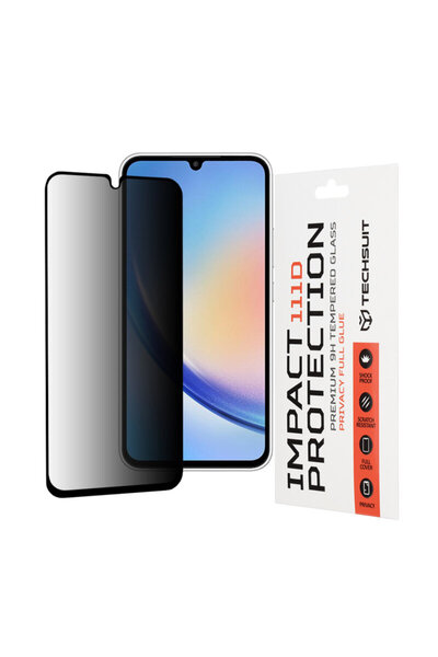 Techsuit 111D Γυαλί Προστασίας Προσωπικών Δεδομένων με Πλήρη Κόλλα για Samsun...