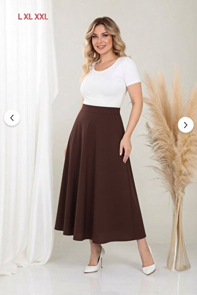 STYLENEST VİSKON KUMAŞ UZUN ETEK