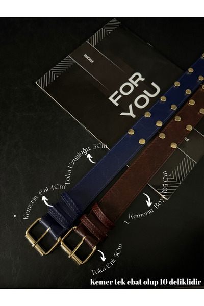 Fiori Makara Toka Women's Trouser Belt, Jacket Belt, Dress Belt, Shirt Belt