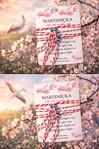 MUGUSA HEDİYELİK Marteni̇çka - Handmade 10-Piece Card Set - Gift Marteni̇çka ...