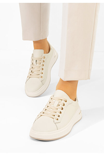 B T Shoes Pantofi casual dama piele Issabel bej