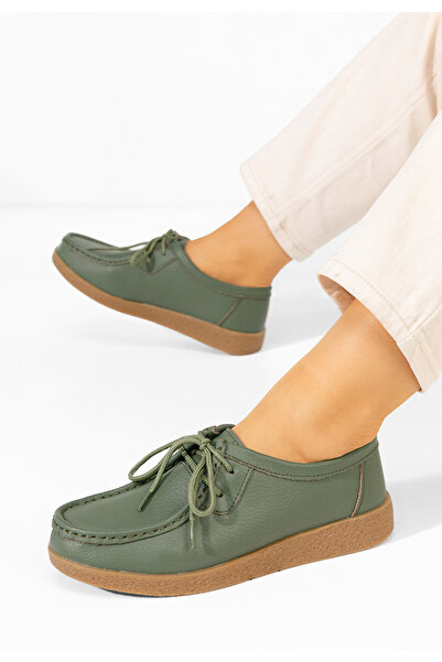 B T Shoes Mocasini dama Afinia verzi