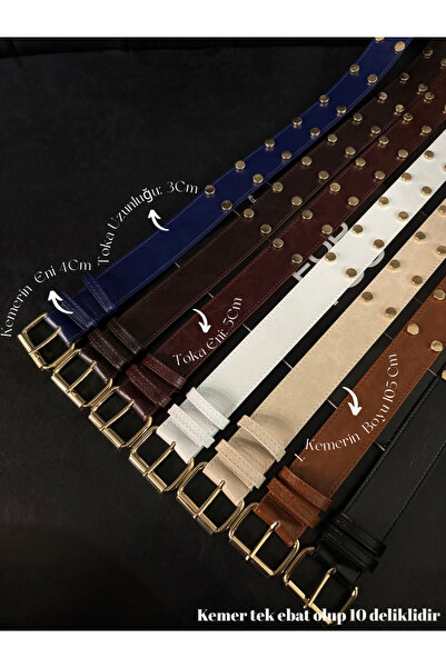 Fiori Makara Toka Women's Trouser Belt, Jacket Belt, Dress Belt, Shirt Belt