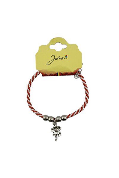 Flippy Martisor de Tip Bratara cu 4 Bile si Pandativ Metalic, Jolie, Model Fl...