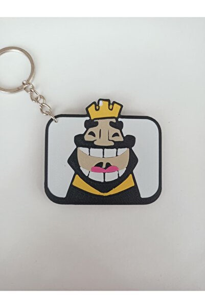 TNA3D Clash royale hi̇haha emoji keychain