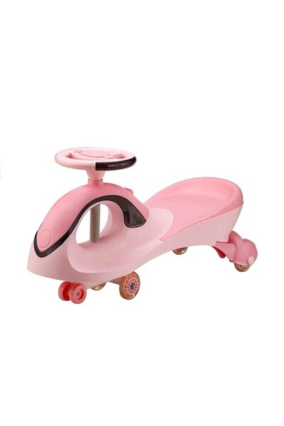 Colorland Qitong Swing Car With Music Pink