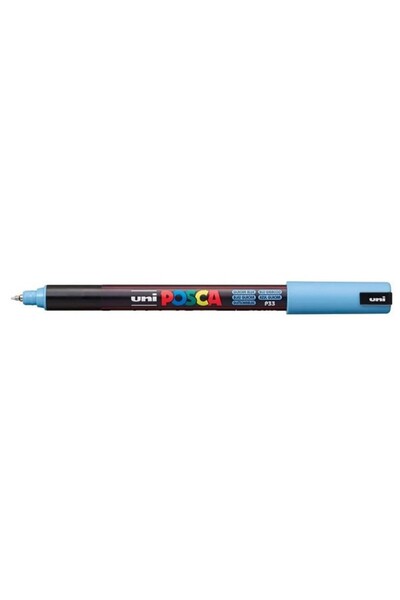 POSCA Μαρκαδόρος με λεπτή μύτη 0,7 mm, διαλυτή βαφή, αδιαφανή χρώματα Glacier...