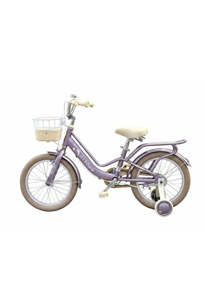Colorland Qitong Bicycle With Basket 16 Inch Purple