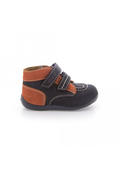 Kickers Boys Boots 620733 Bonkro Marine Orange