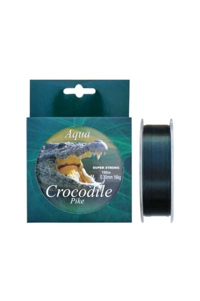 Aqua Fir monofilament Nylon Crocodile Pike verde 0.20mm, 7.0kg, 150m