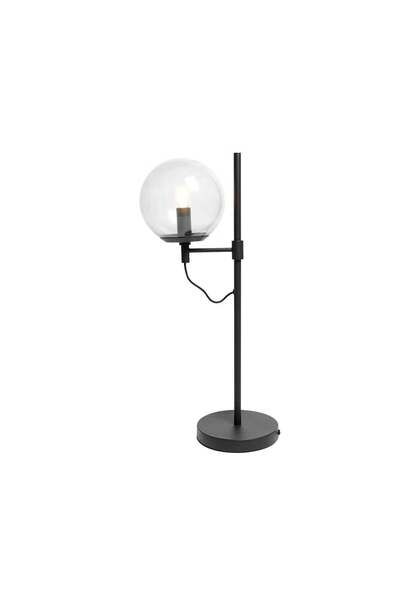 OEM Lucande Sotiana table lamp, metal/glass, black/gray, 30.3 x 18 x 60 cm