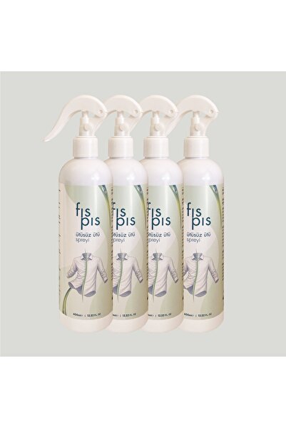 FISPIS Ütüsüz Ütü Spreyi ( Sprey) 400 ml x 4
