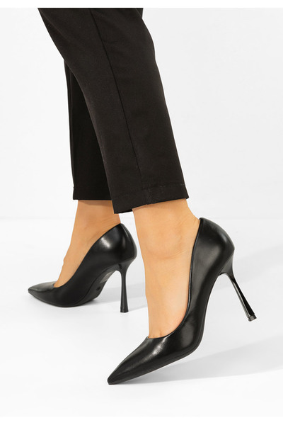 B T Shoes Isabele black stiletto shoes