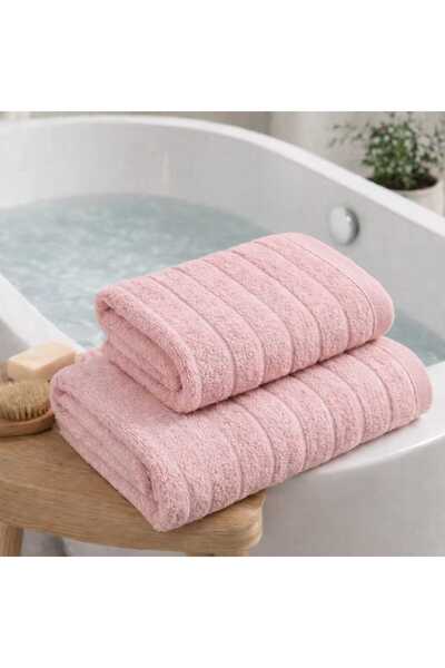 vanillasoft Set de prosoape de baie Vanilla Soft, 2 piese, tip Wave