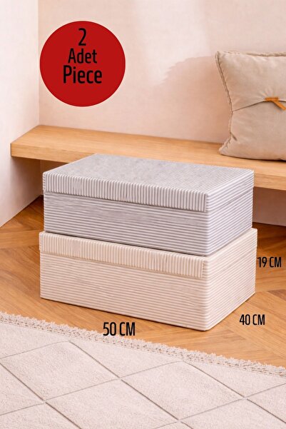 ALAS 2 komada višebojne kutije za odlaganje odeće i džempera ispod kreveta