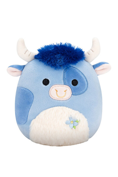 SQUISHMALLOW Jucarie de plus 13 cm, Bermayeh, taur albastru, Squi...
