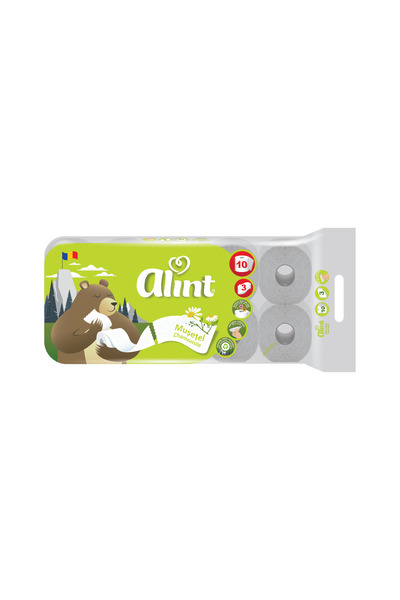 OEM Alint Chamomile toilet paper, 3 layers, 10 rolls/set