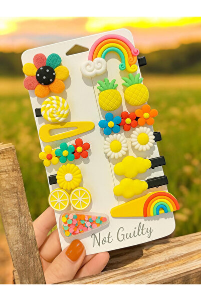 NOT GUILTY Set de 14 agrafe pentru fete