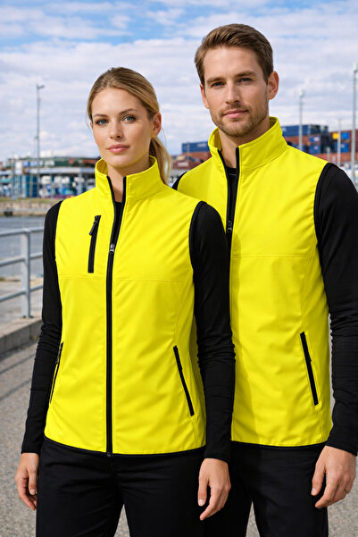 TOKER TEKSTİL Softshell Yelek – Rüzgar ve Su Geçirmez İş Yeleği – Günlük Kull...