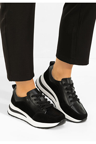 B T Shoes Cникърси на платформа Janelia черни