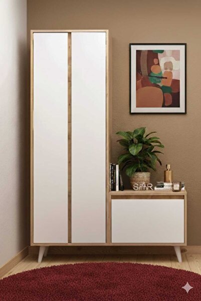 FUHO Fiona Portmanto Safirmeşe-Beyaz