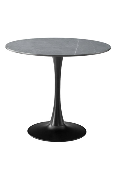 2home Tulip Round Table, Gray, 80cm