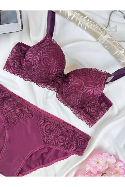 ROZENİN LINGERIE Komplet donjeg veša za veće veličine bez podrške, s pokriven...