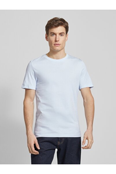 s.Oliver Ανδρικό Βαμβάκι μπλουζάκι κανονικής εφαρμογής, ανοιχτό μπλε