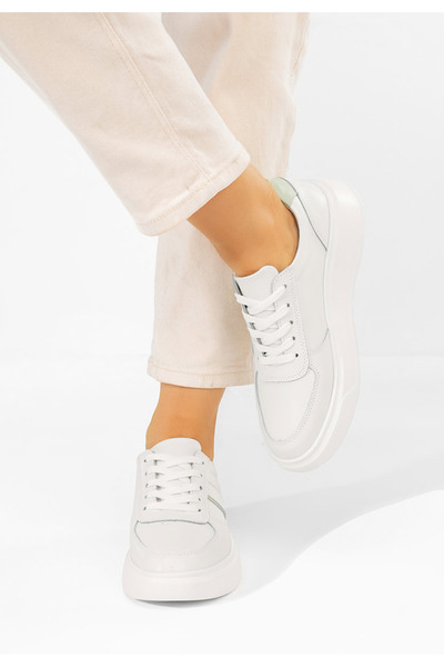 B T Shoes Herera white Platform Sole sneakers
