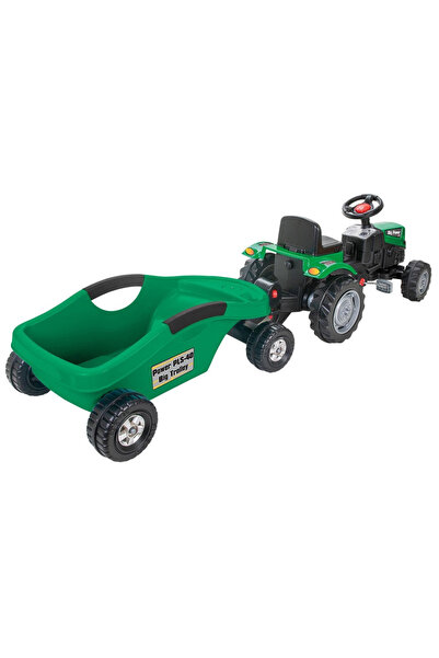 PİLSAN Traktör Power Pedalli Big Trolley Römorklu