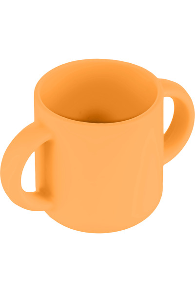 Moki Kulplu Silikon Bardak Candle Turuncu