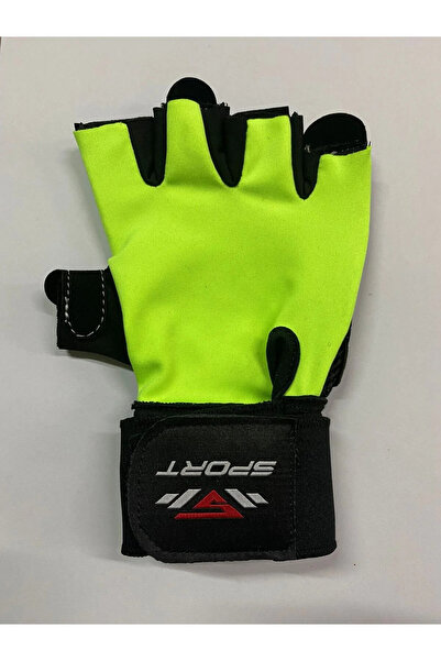 ST SPORT Sports Gloves with Weight Wristbands Size S Green
