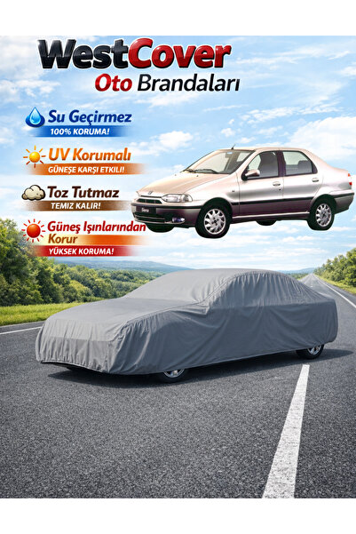 WestCover غطاء سيارة متوافق مع فيات سيينا، خيمة مقاومة للماء، غطاء سيارة