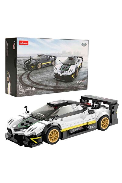 Rastar Bricks 1:28 Pagani Zonda R Beyaz Model Araba Yapım Seti 387 Parça